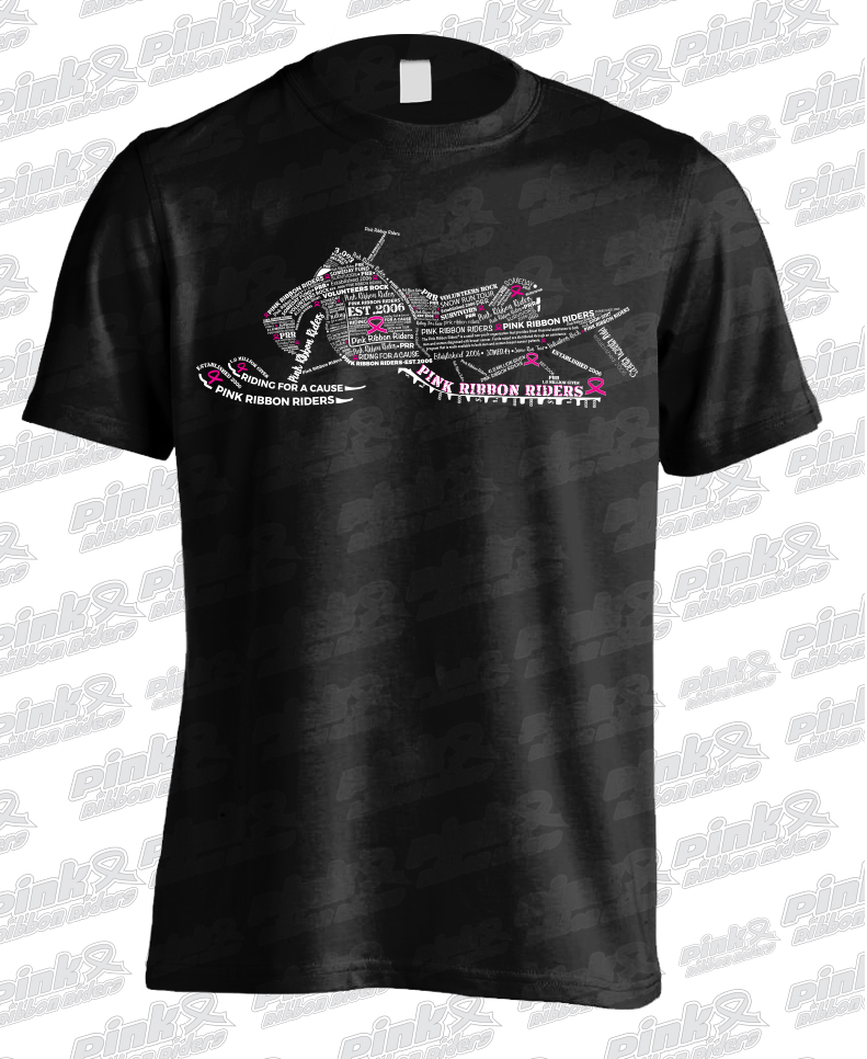 Snowmobile T-shirt - Pink Ribbon Riders