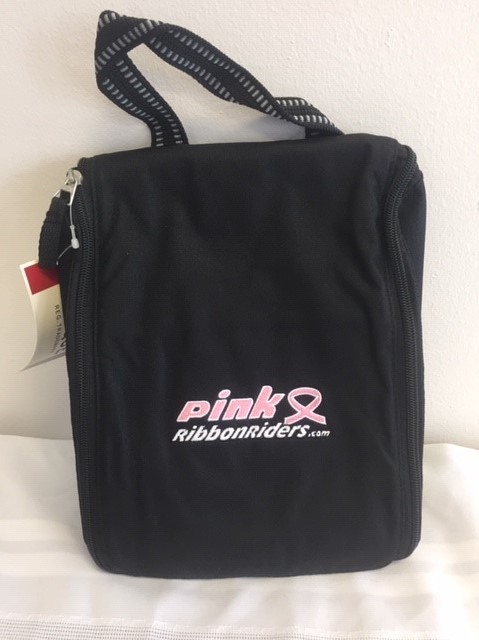 Toiletry Bag Pink Ribbon Riders