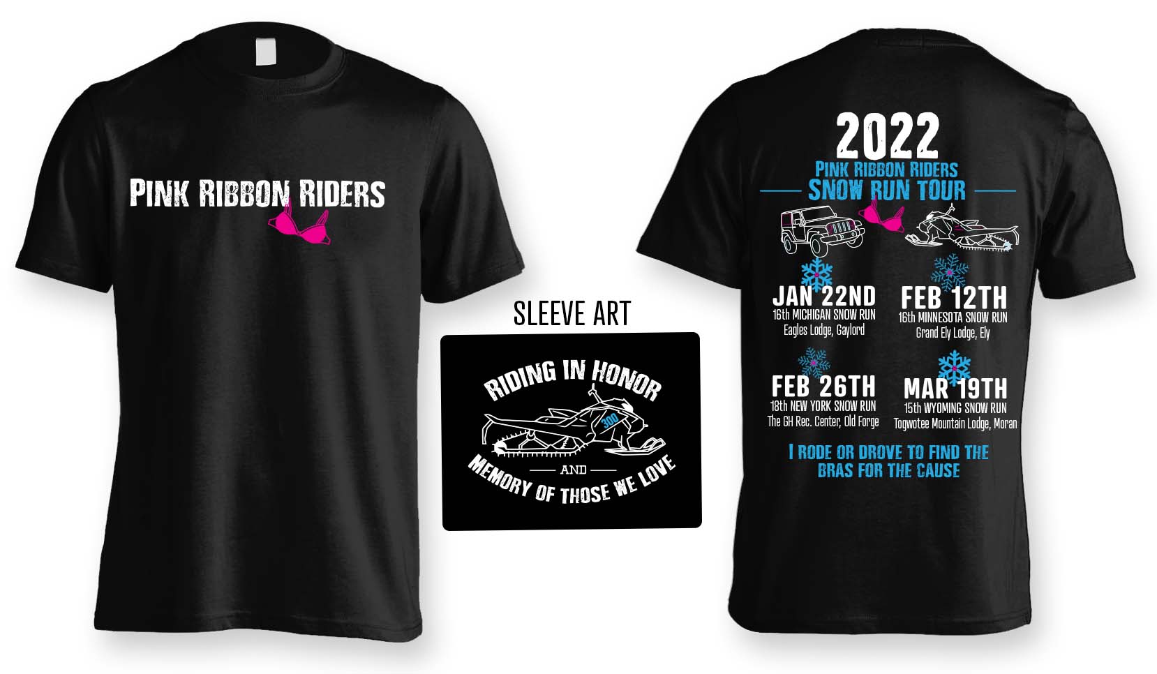 2022 Snow Run Tour T-Shirt